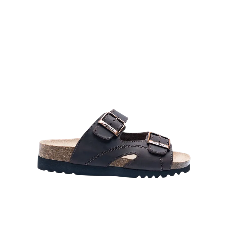 Scholl Moldava - Mule orthopédique homme - Marron Foncé