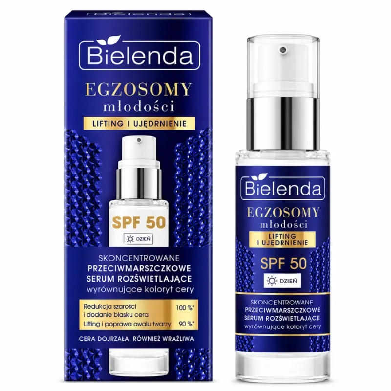 BIELENDA Egzosomy Sérum Concentré De Jour Anti Rides Eclat SPF50 30mL
