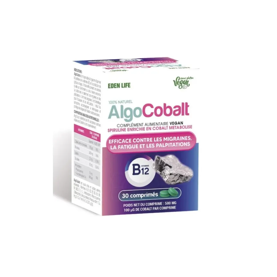 EDEN LIFE Algo Cobalt B/30 Comprimés