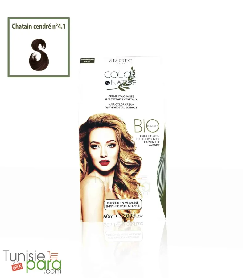 Startec coloration chatain cendré n° 4.1