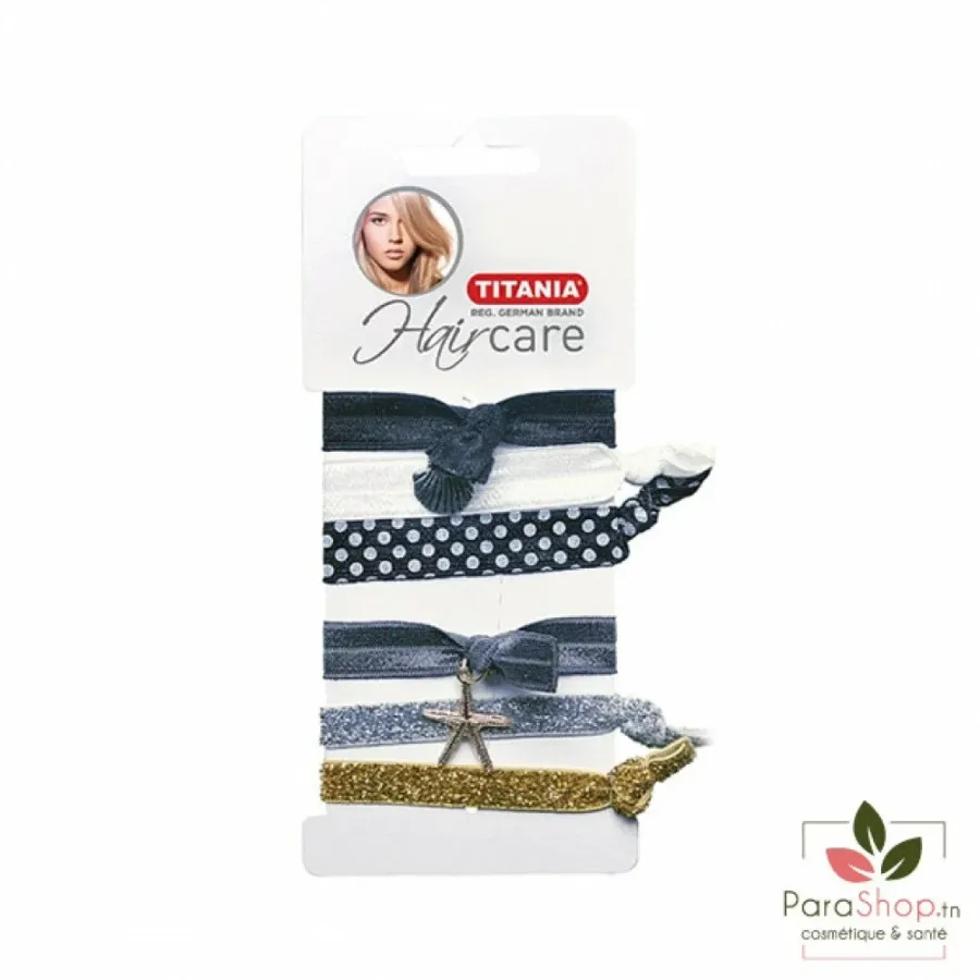 TITANIA 6 Bandeaux Couleurs Assorties 6CM - 7847