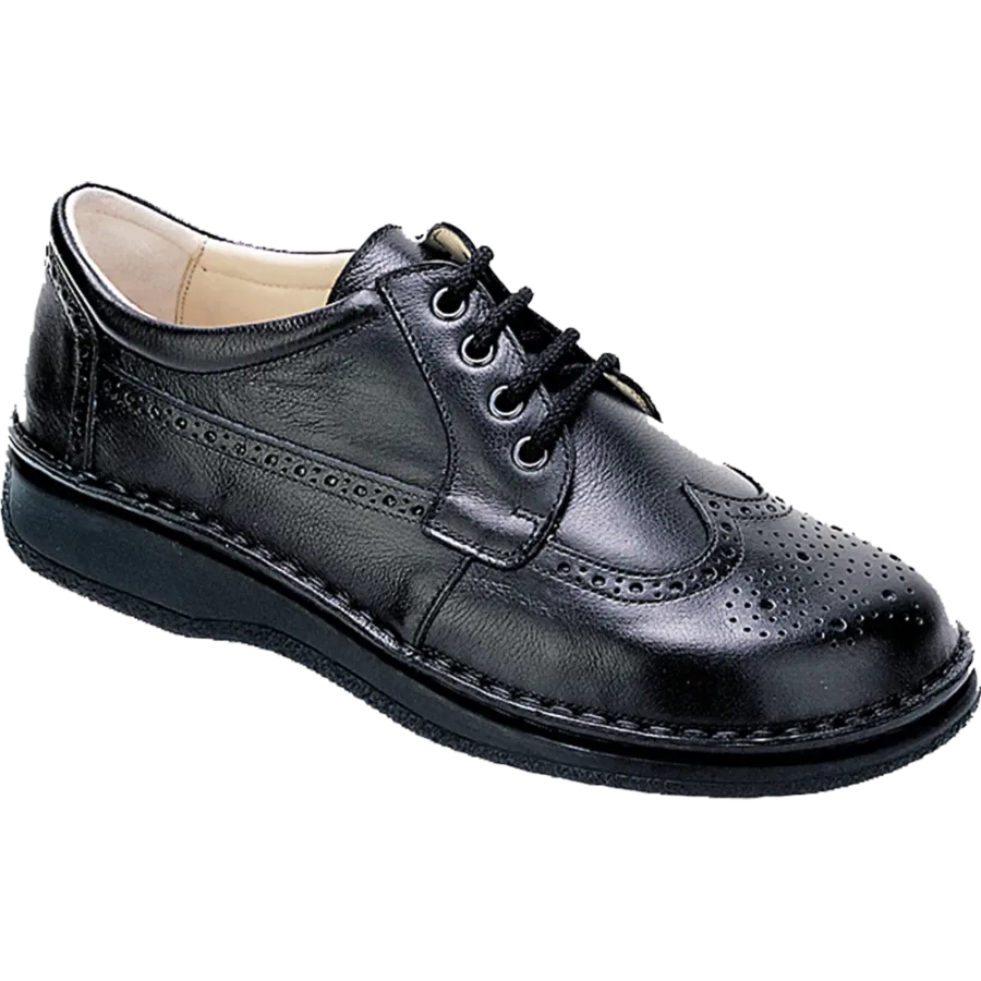 Chaussures de confort homme Giove Inglese lacets noir