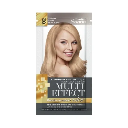 Shampoing colorant - Joanna Multi Effect Keratin Complex - ref 02 blond perlé