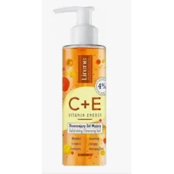Lirene C+E Vitamin Energy Gel Exfoliant Visage 145ml - Éclat et Nettoyage