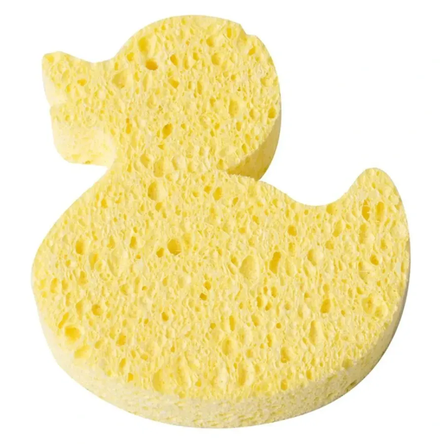 Wee Baby Éponge de Bain Cellulosique Naturelle 915 Jaune