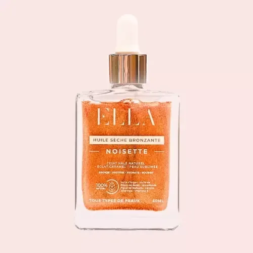 ELLA HUILE SECHE BRONZANTE 50ML ( ROSE GOLD / NOISETTE / DOREE )