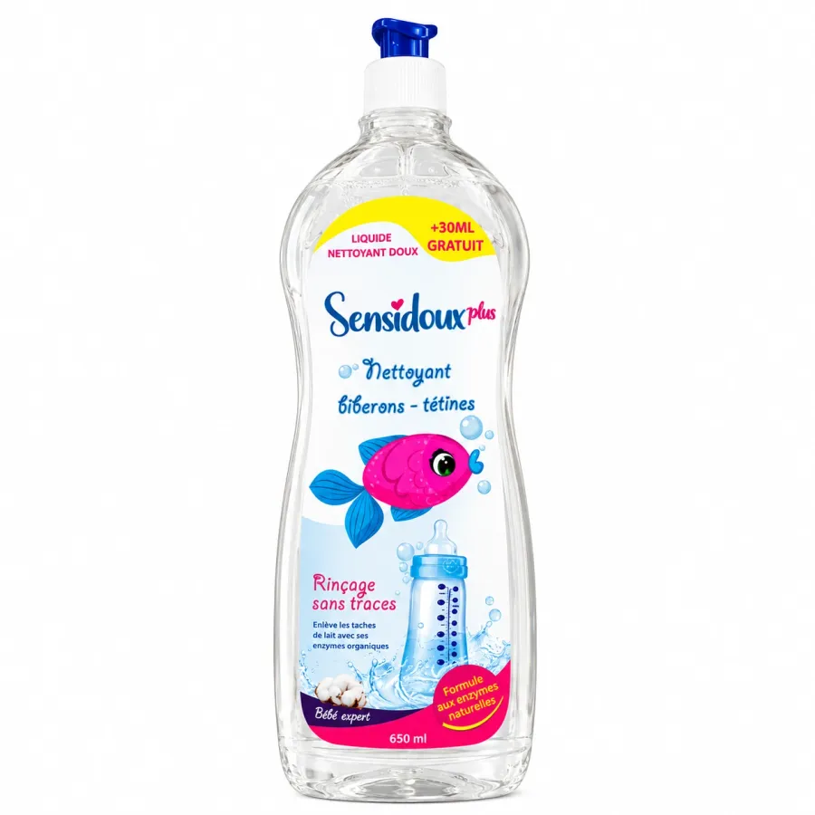 SENSIDOUX LIQUIDE NETTOYANT BIBERONS-TETINES 650 ML