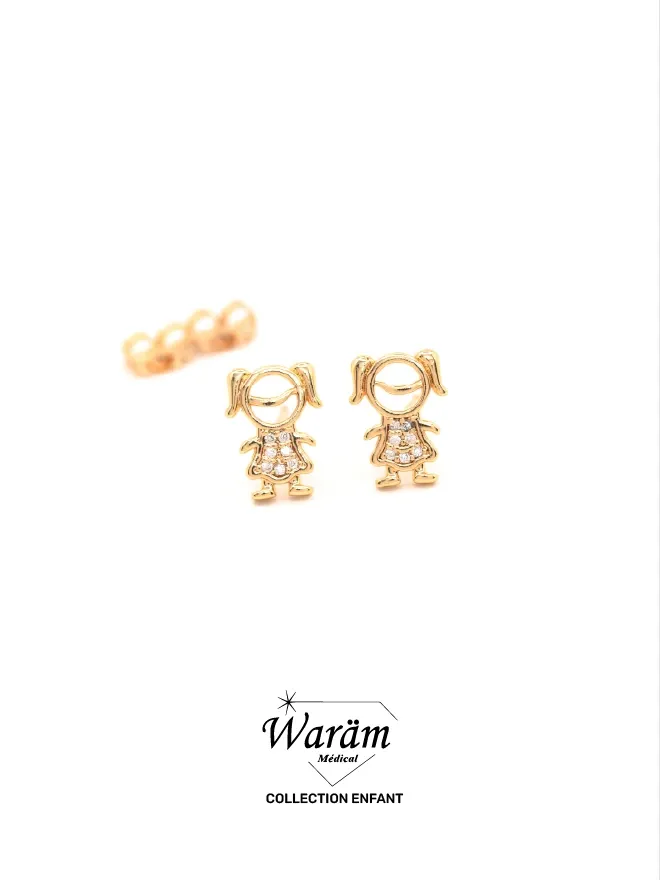 Boucles d’oreilles enfant fille