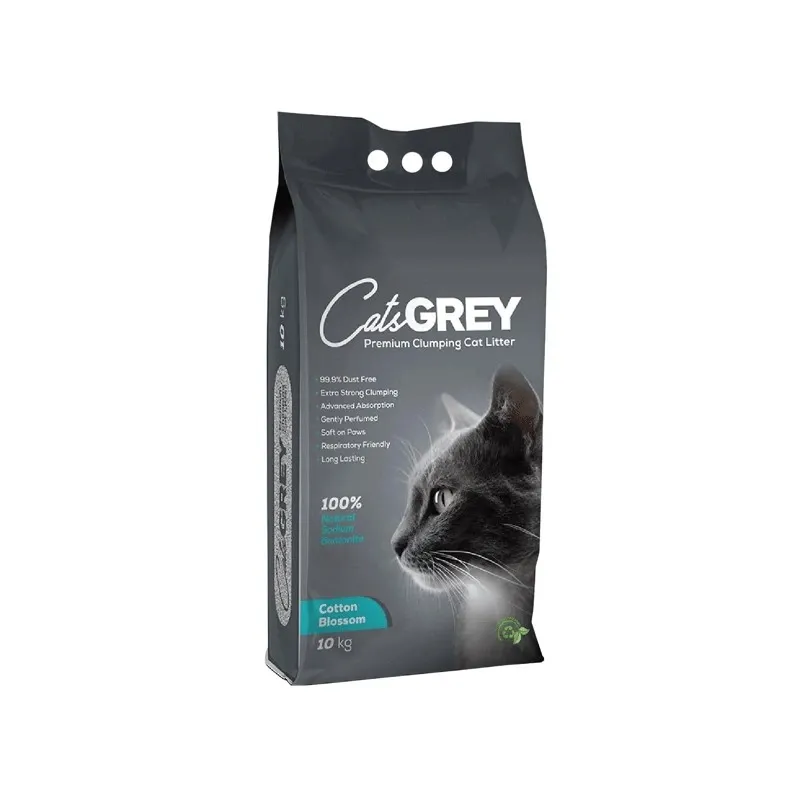 CATS GREY LITIERE COTTON BLOSSOM 10KG