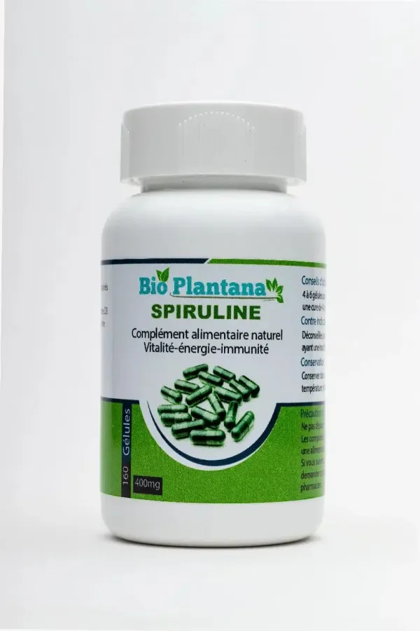 Bio Plantana Spiruline 160 Gélules