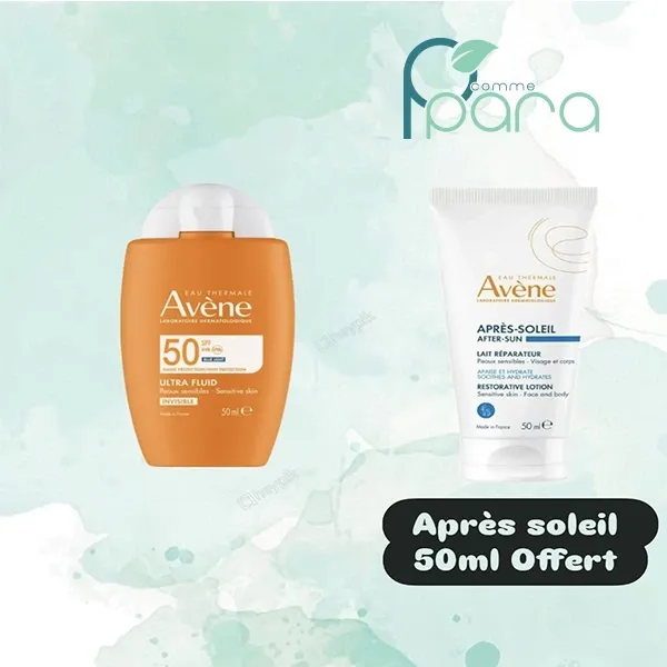 AVENE Ultra Fluide Invisible +Après Soleil 50ml