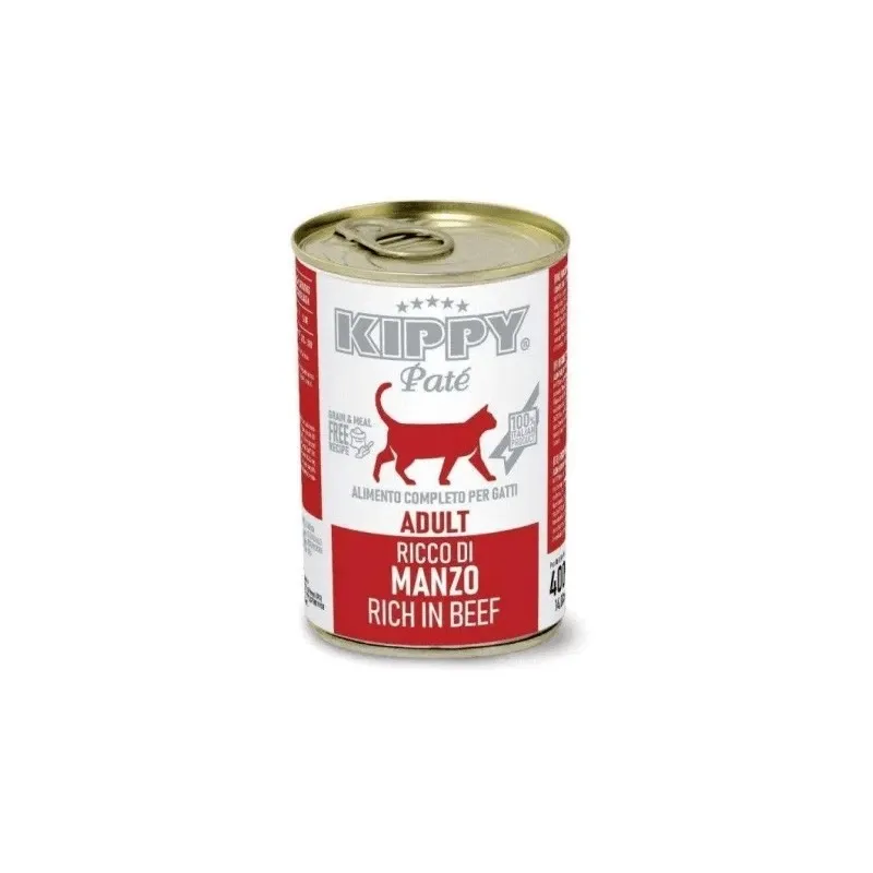 KIPPY PATE AU BOEUF POUR CHAT ADULT 400GR