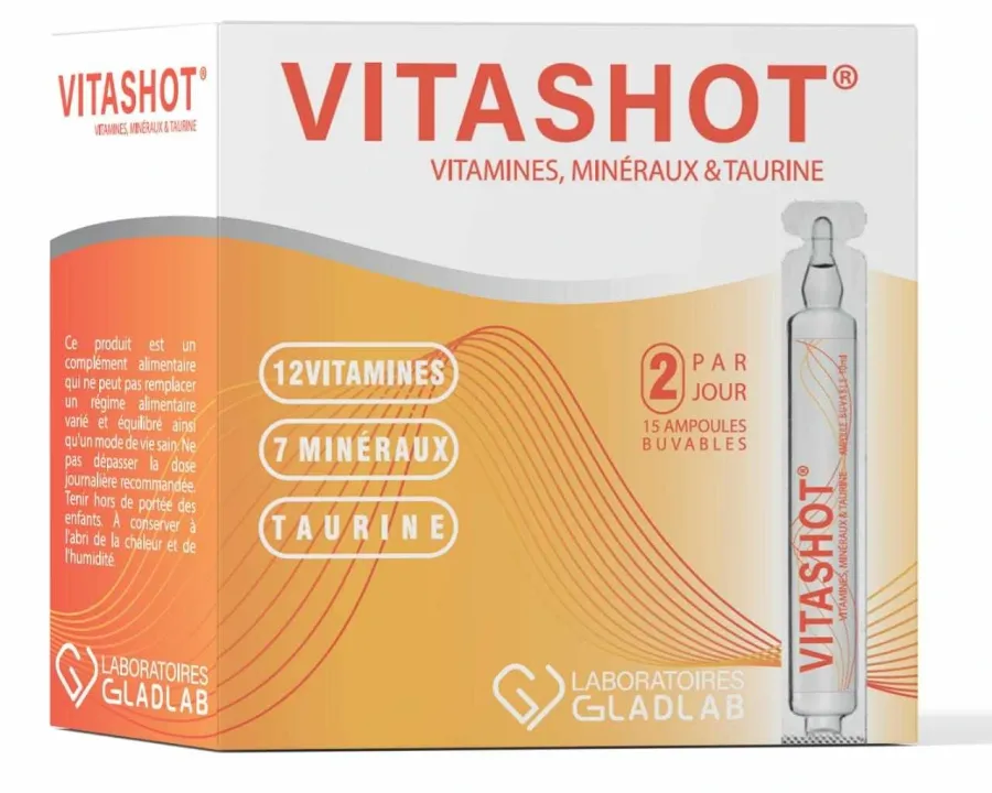 VITASHOT B/15 AMPOULES 10ML