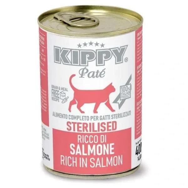 Boite Kippy Cat Sterilise Saumon 400 Gr