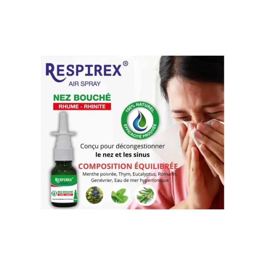 Respirex Spray Nez Bouche 15 mL