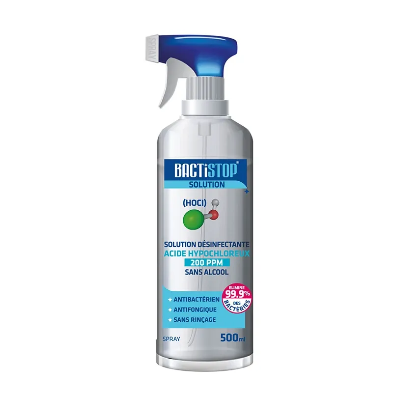 BACTISTOP Solution Désinfectante Spray,500ml