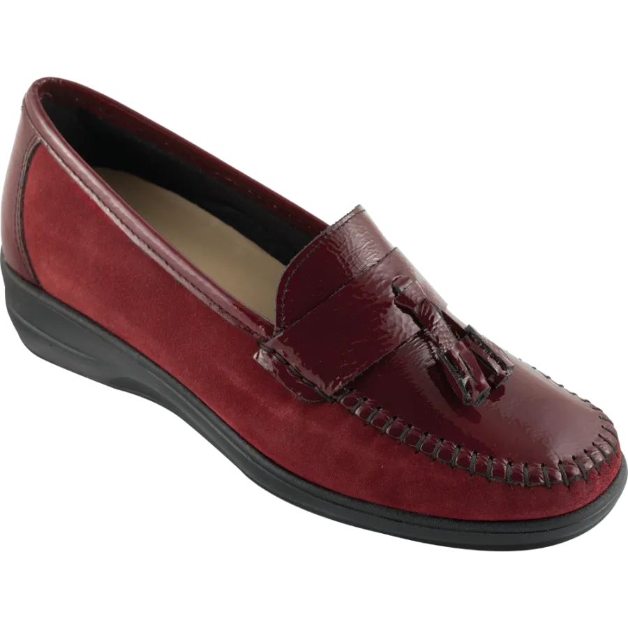 Mocassins femme Marengo Nappe bordeaux