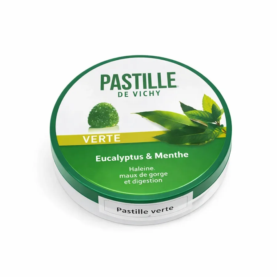 PASTILLE DE VICHY VERTE EUCALYPTUS MENTHE