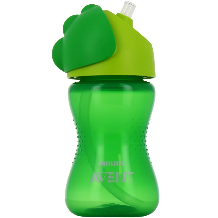 Avent Tasse à Paille Courbée 300ml Verte