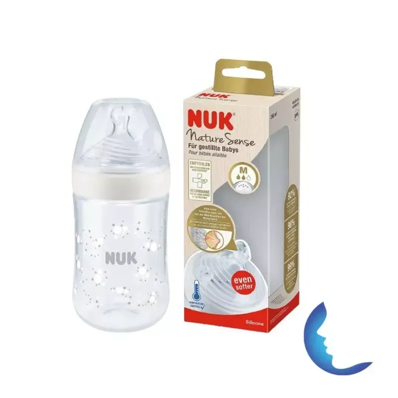 Nuk Biberon Nature Sence En Silicone, 260ml