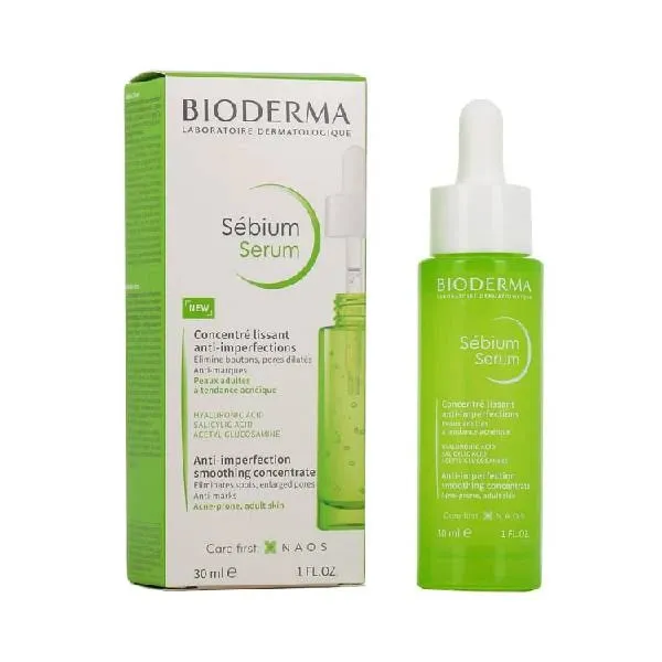 Bioderma Sébium Sérum concentré lissant anti imperfections 30 ml (DATE EXP 02/2027)