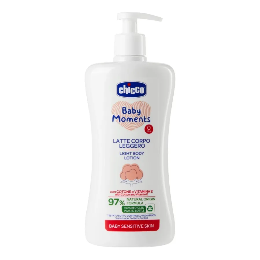 Chicco Baby Moments Lait Corporel Leger 500ml