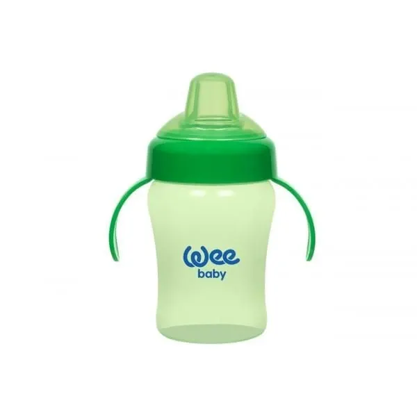 Wee Tasse Anti Fuite Souple PP 240ml Vert
