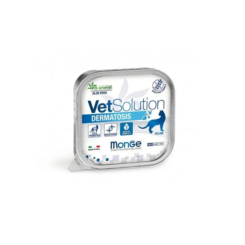 MONGE VETSOLUTION CAT DERMATOSIS 100G