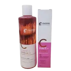 ALANIA PURETE+ VITAMINE C CREME HYDRATANTE 50ML + ALANIA PURETE+ EAU MICELLAIRE VITAMINE C 250ML