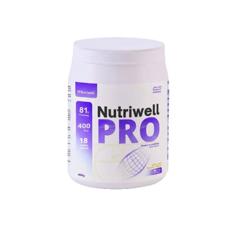 NUTRIWELL PRO POUDRE DE PROTEINES 400MG