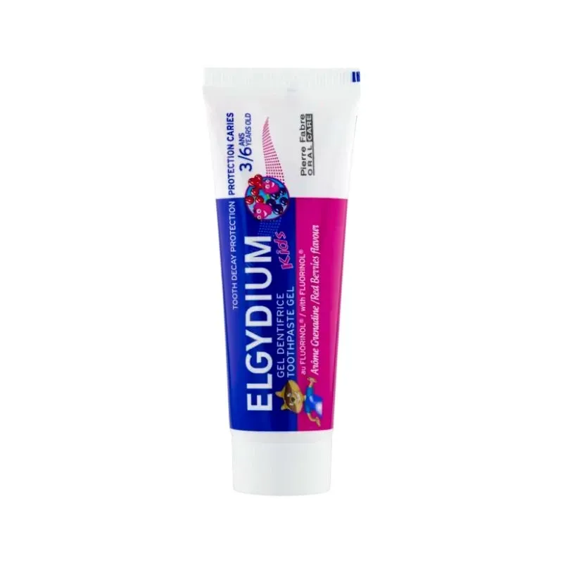 Elgydium Dentifrice Kids Grenadine 3/6 Ans