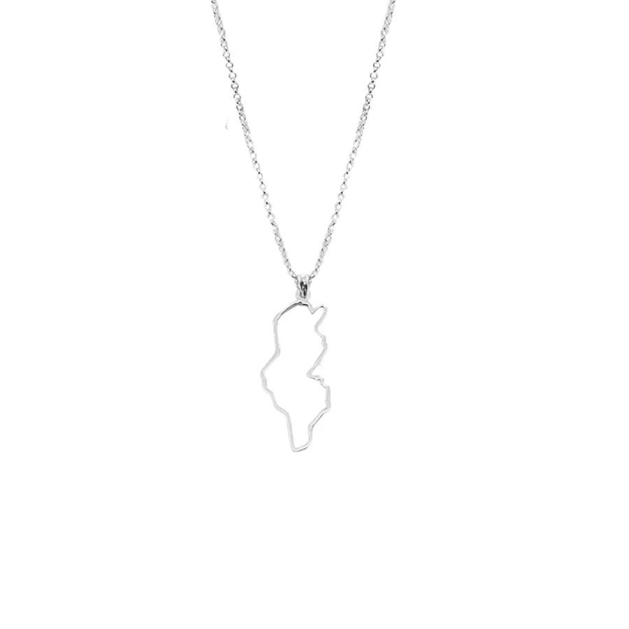 Collier Silhouette État (Tunisie)