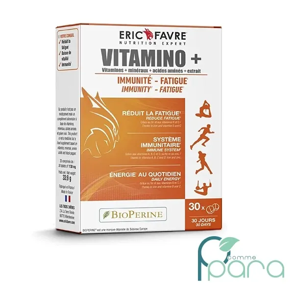 ERIC FAVRE Vitamino+Immunite Et Fatigue,30cp