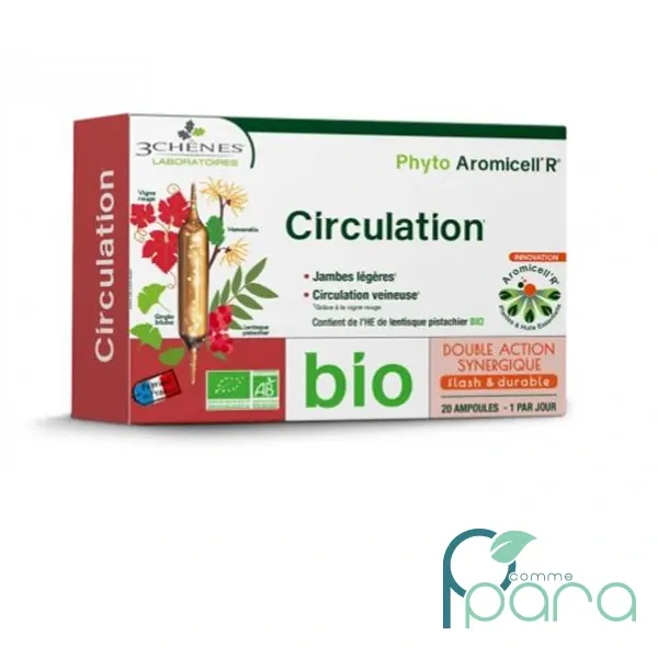 3 Chênes Aromicell’R Circulation Bio,20Amp