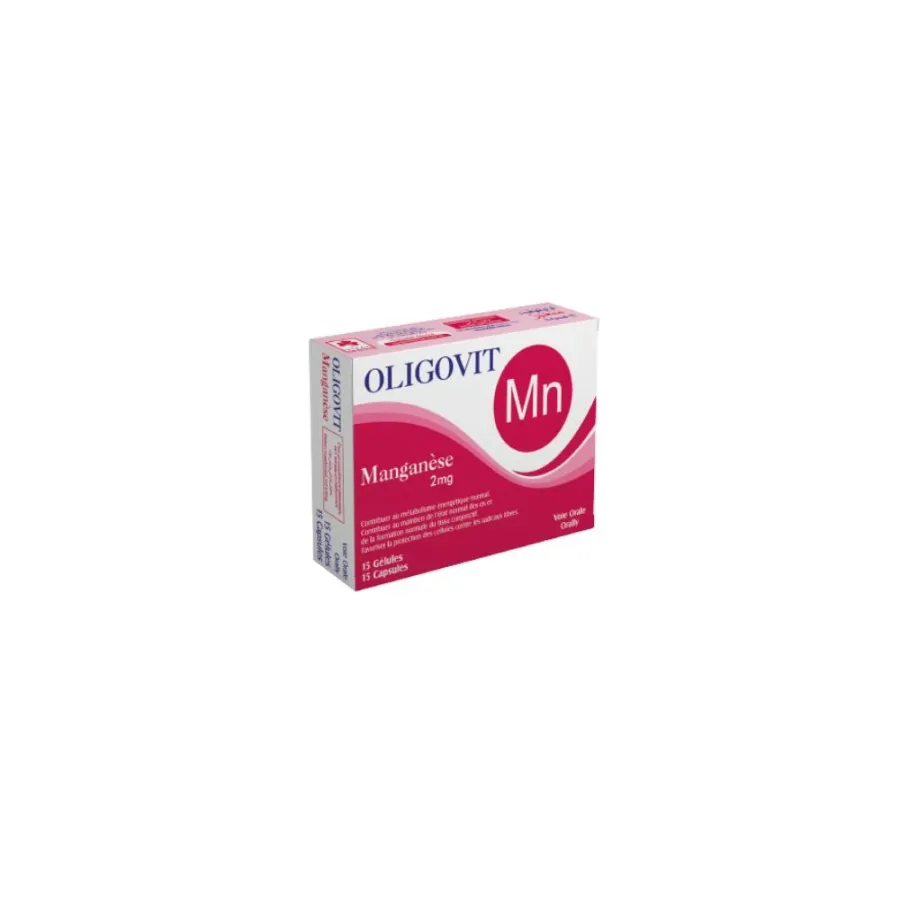 Vital Oligovit Manganèse 15 Gélules
