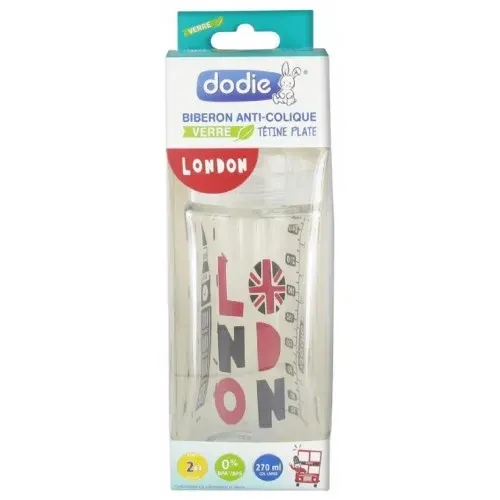 Dodie Biberon Verre Anti Colique Modèle London 270 mL