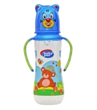 BABY PUR Biberon plastique avec anse,250ml