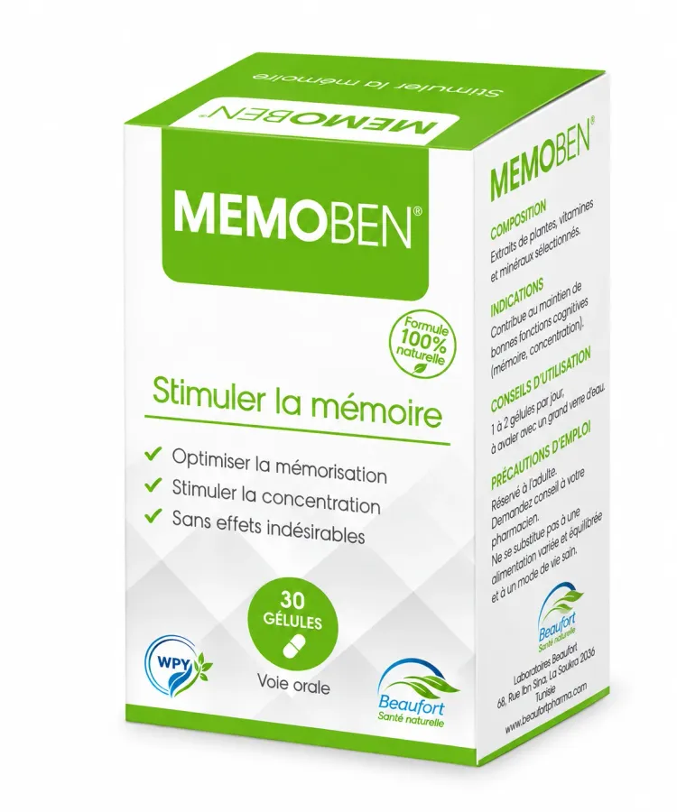 Memoben B/30 Gélules