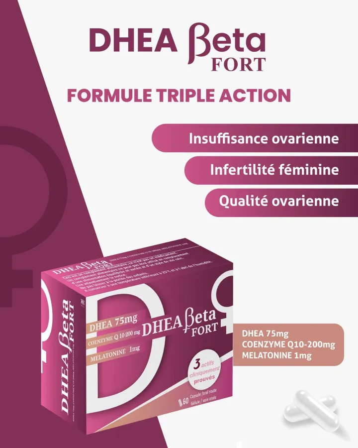 Xen DHEA BETA Fort 75MG 60 Gélules