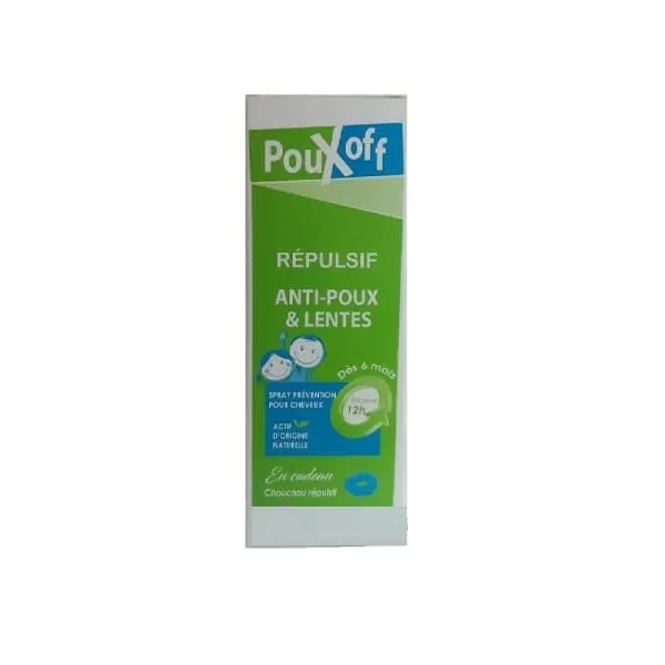 POUX OFF répulsif 100 ml + chouchou répulsif cadeau