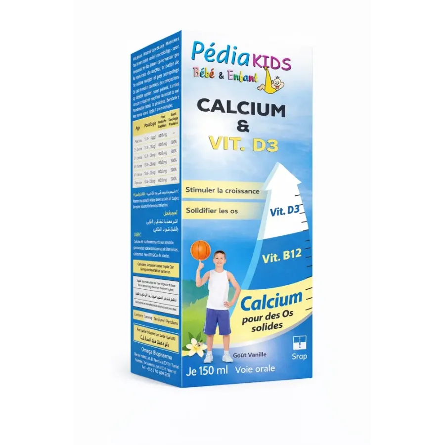 Vital Pediakids Calcium Vitamine D3 150mL
