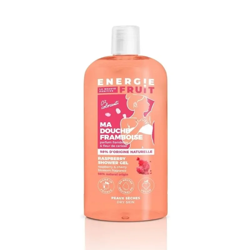 Energie Fruit Gel Douche Framboise 500 mL