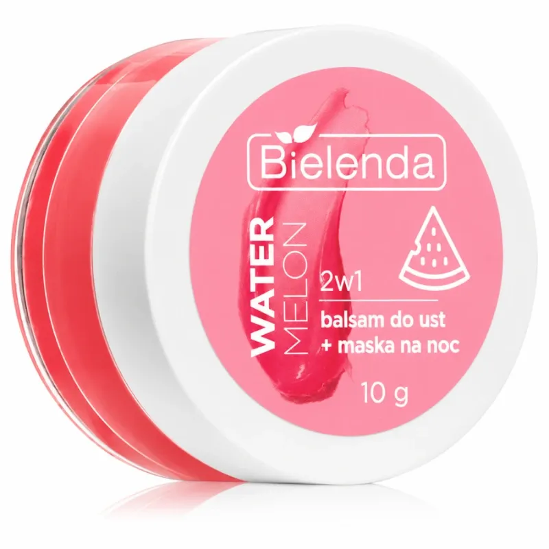 BIELENDA Lip Care Masque De Nuit+Baume 2en1 Jus De Pastèque &Beurre De Karité 10Gr