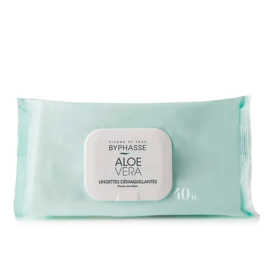 Byphasse LINGETTES DÉMAQUILLANTES aloe vera 40U