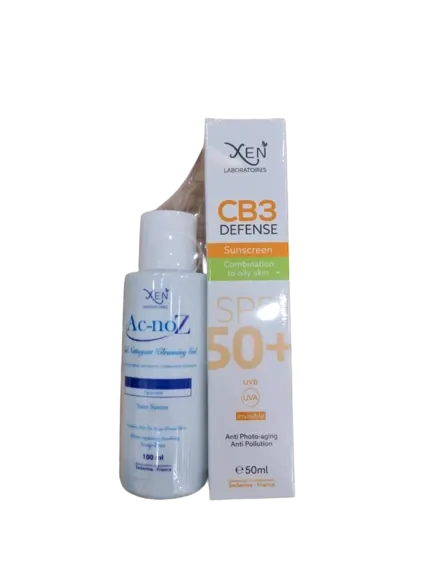 XEN CB3 DEFENCE ECRAN SOLAIRE INVISIBLE SPF50+ PEAUX GRASSES
