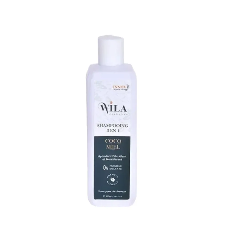 WILA COSMETICS SHAMPOOING 3EN1 COCO MIEL 350ML