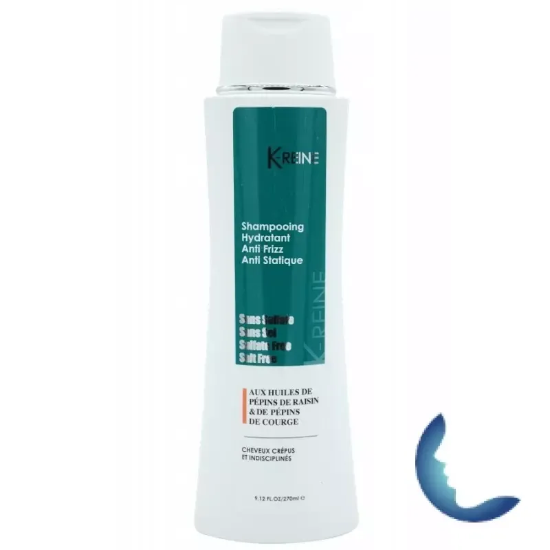 K-reine Shampooing Hydratant Anti Frizz Anti Statique 200 Ml