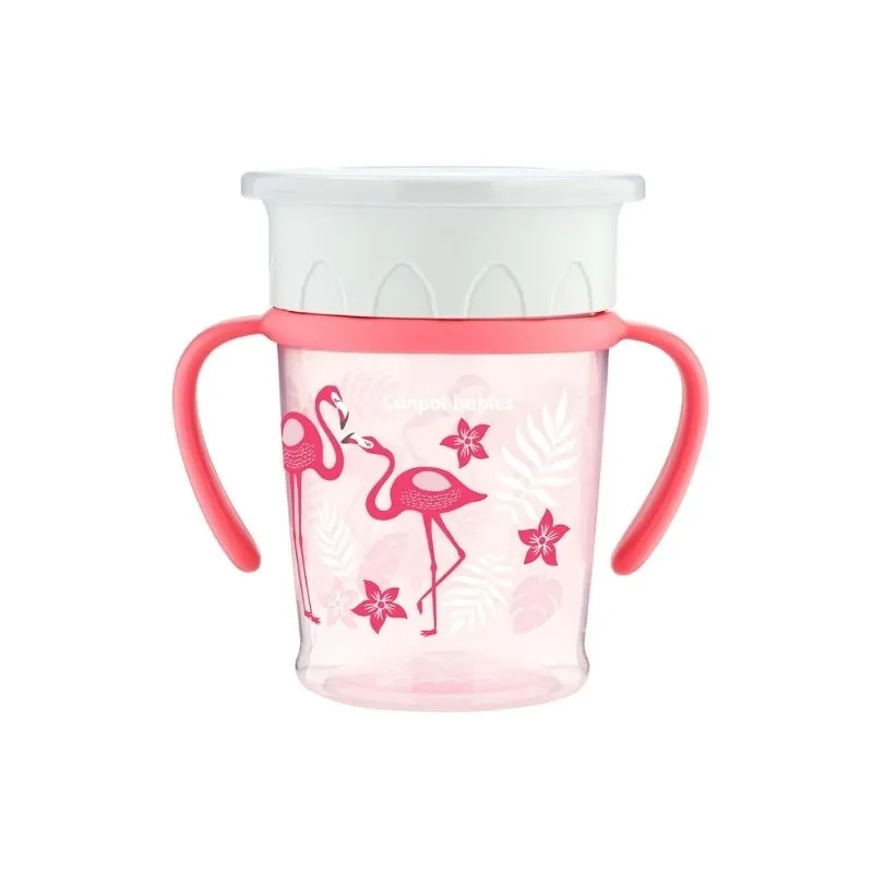 Canpol Tasse Apprentissage 360°Retro Pink Ref1/583
