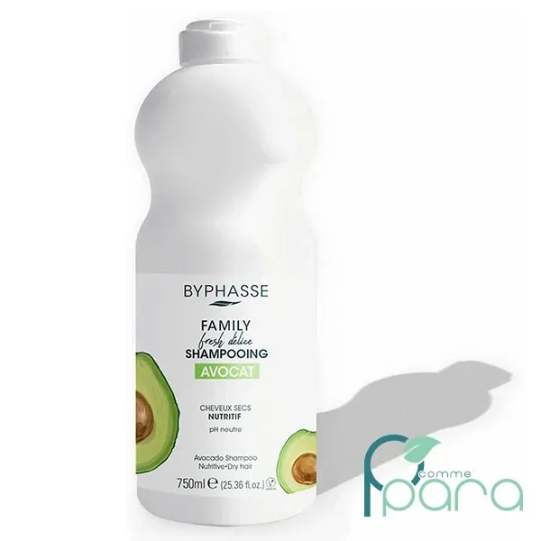 Byphasse Family Shampooing Avocat Cheveux Sec 750 ml