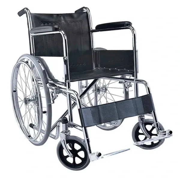 Chaise roulante pour obése en inox